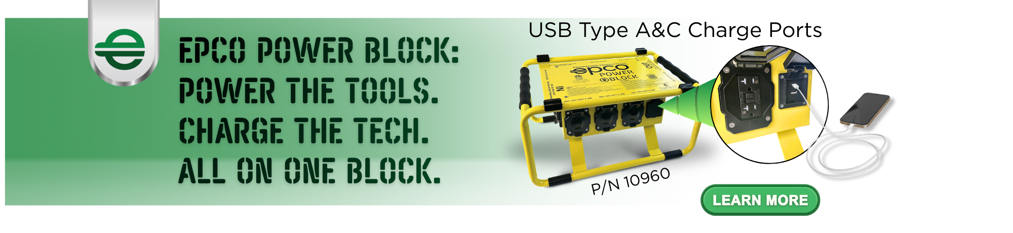 Temp Power Block USB Ports for Charging