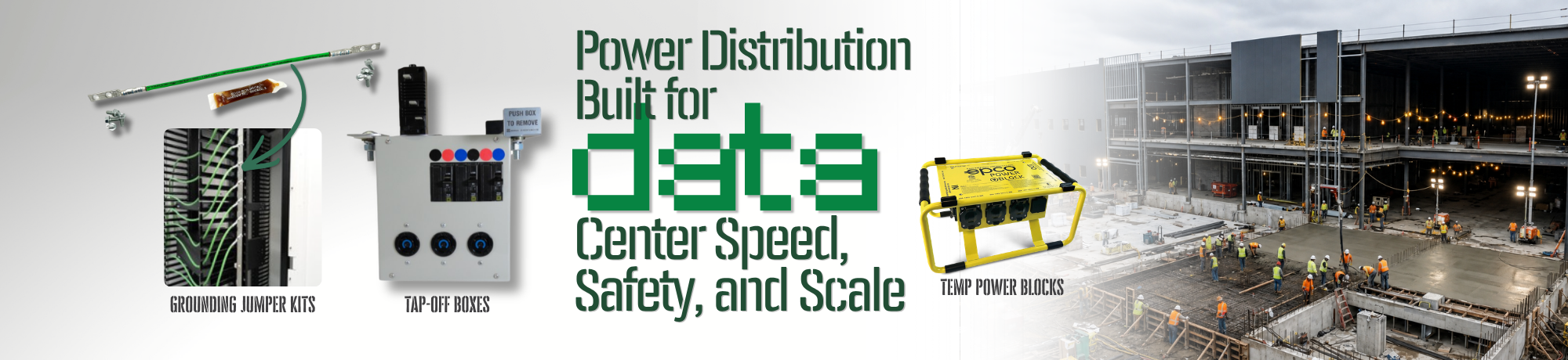 Power Distribution Built for Data Centers Banner