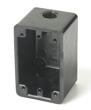 16 Cubic Inch Single-Gang FS-C Type Junction Box .5 Inch Knockouts