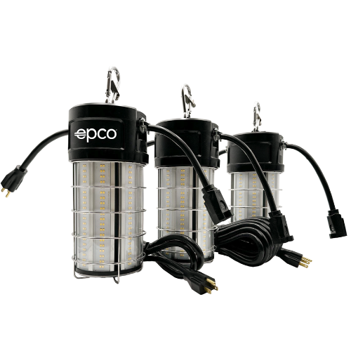 Prefab Light TIGRESS Prefab Temporary LED Light Fixture with Cords | Engineered ...