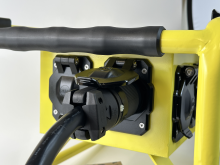 Power Cord plugged into Temp Power Box