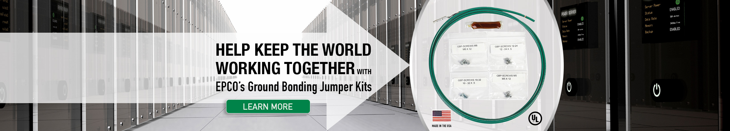 Ground Bonding Jumper Kits for Data Centers